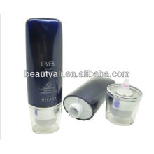 Tube Shape Acrylic Airless BB Cream Bottle 30ml 40ml 50ml